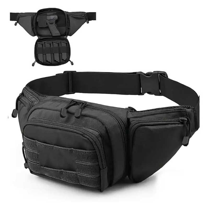 Edc Concealed Carry Fanny Pack - Водонепроницаемая поясная сумка Molle EDC, тактическая