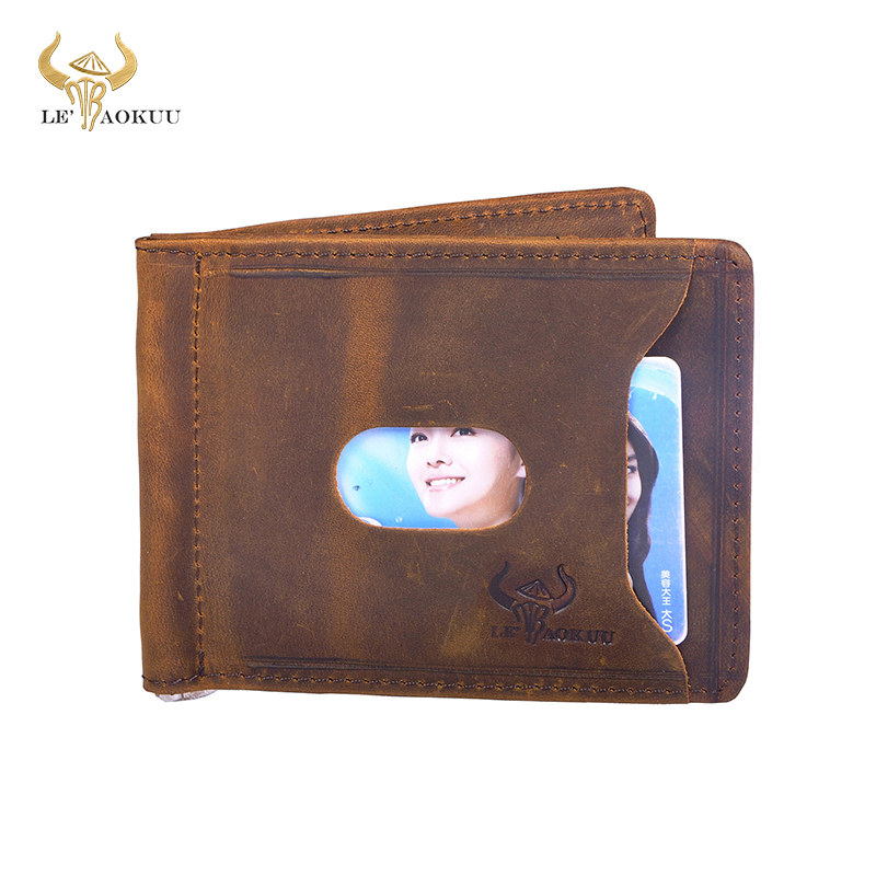 Качественный кожаный мужской М – обзор и цена Money Clip Magnetic