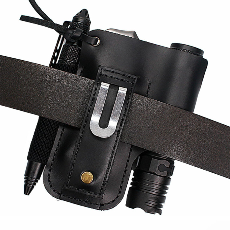 Кожаный чехол EDC для фонарика – обзор и цена Edc Carry Pouch