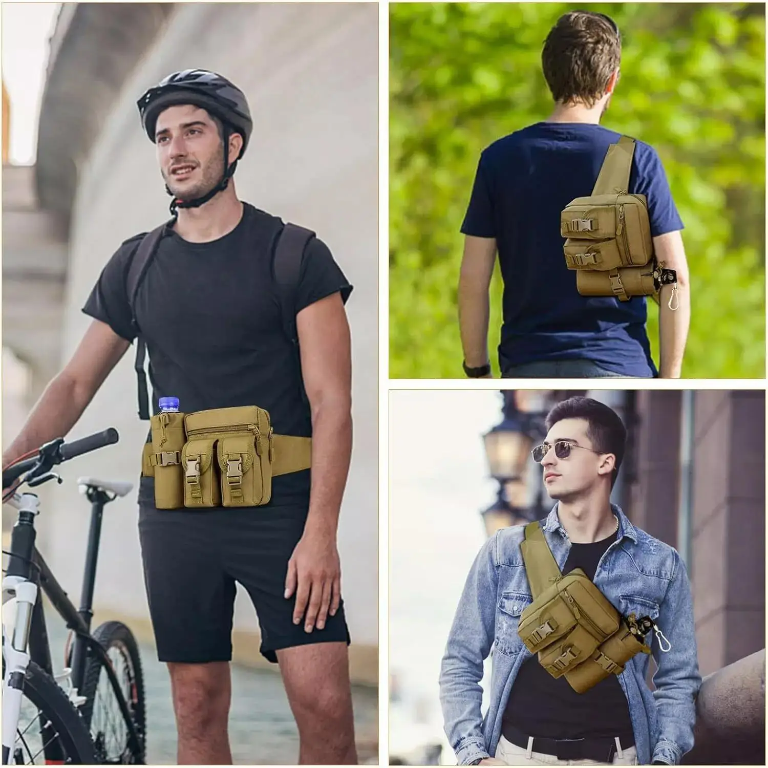 Тактическая поясная сумка для  – обзор и цена Edc Carry Fanny Pack