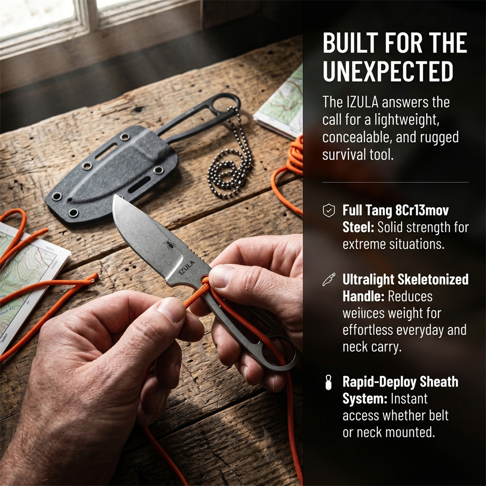 Нож для выживания с фиксирован – обзор и цена Edc Fixed Blade Deep Carry