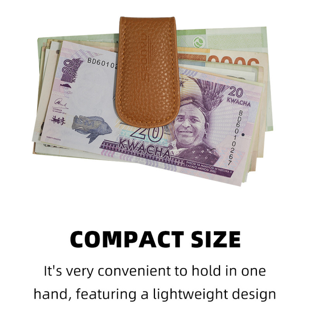 Роскошный кожаный магнитный ко – обзор и цена Money Clip Magnetic