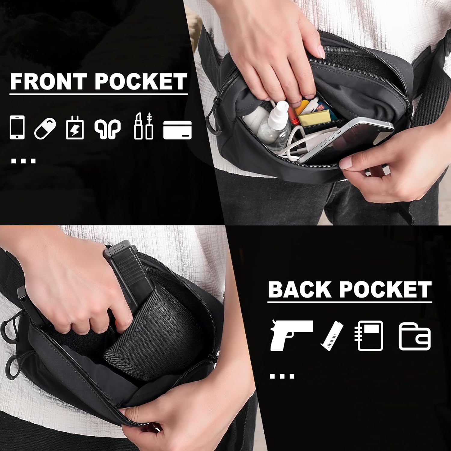 Тактическая поясная сумка с ко – обзор и цена Edc Carry Fanny Pack