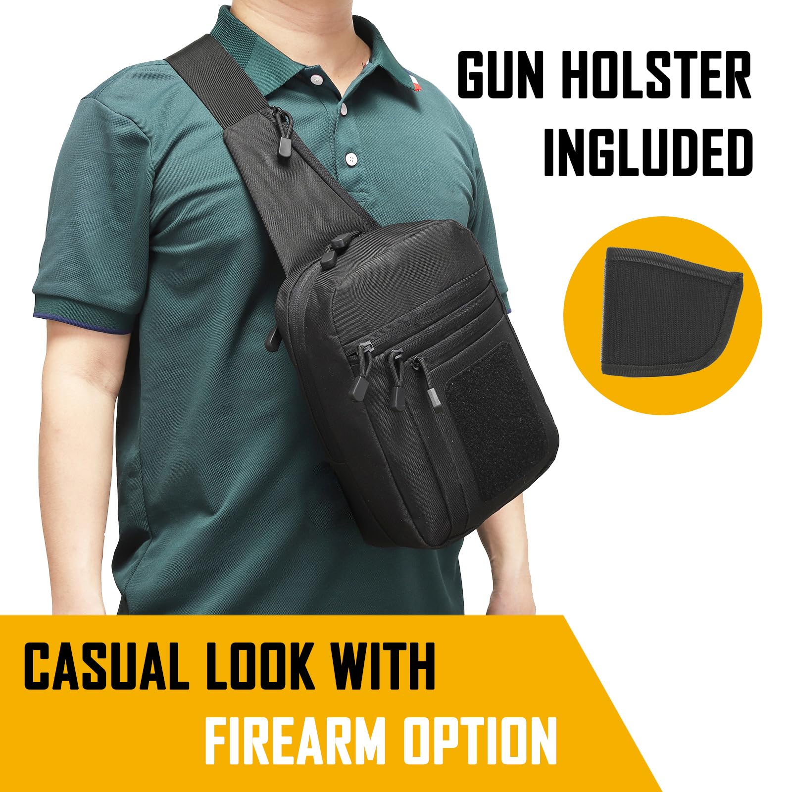 Мужская сумка через плечо для  – обзор и цена Edc Carry Pouch