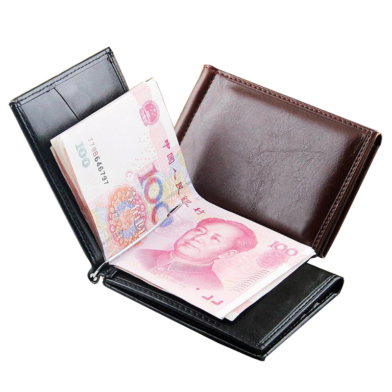 Кошелек мужской кожаный, с маг – обзор и цена Money Clip Magnetic